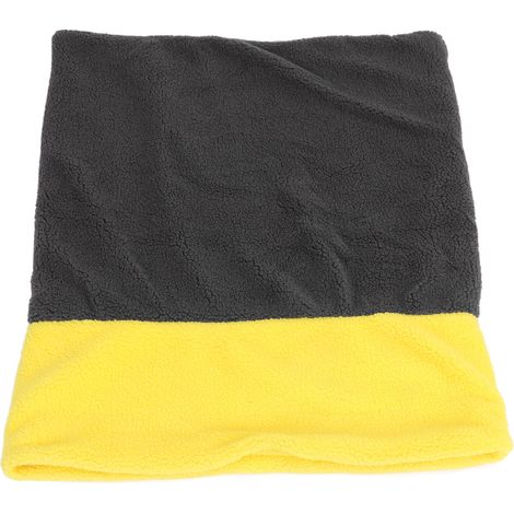 Niche à chat jaune matelas chien auto-chauffant sac de couchage épais hivernal pour petit animal