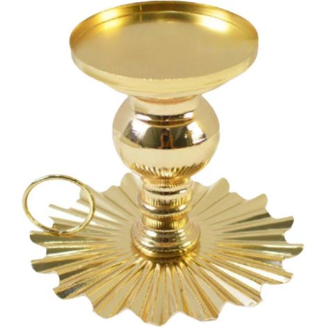 Porte-bougie rétro conique, décoration de table pour le dîner de Thanksgiving, candélabre, décoration de fête, porte-bougie pilier décoratif pour les fêtes-Style F (1/5)