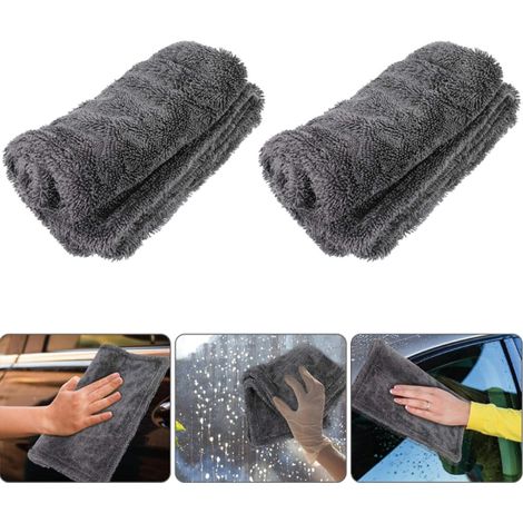 Panno in microfibra per auto, panno in microfibra super assorbente, asciugamano in microfibra per auto, panni per la pulizia in microfibra, pulizia del bucato e asciugatura degli animali domestici, 50 (1/5)