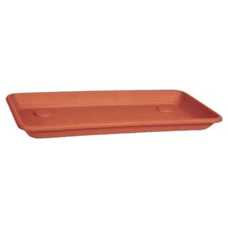 Sottovasi pot à réserve d'eau 60 cm – Polypropylène blanc – Pour plantes en pot – Résistant aux UV et aux intempéries
