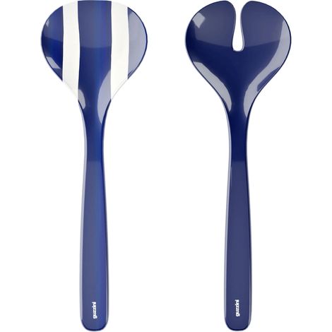 Posate per insalata Riviera colore blu  29,8 x 10 x 1,7 cm