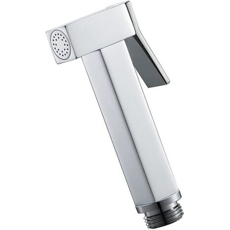 BARKBUSTERSPulvérisateur de Bidet à Main, Carré Douchette WC en Laiton Douchette Montage Mural Pulvérisateur pour Le Nettoyage de la Salle de Bain,Chrome