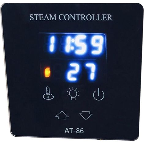 Poêle de Sauna Poêle de Sauna électrique, Contrôleur AT-86 de générateur de Bain de Vapeur série AT, contrôleur de cuiseur Vapeur de Sauna Chauffe-Sauna pour Bain de Vapeur (1/5)