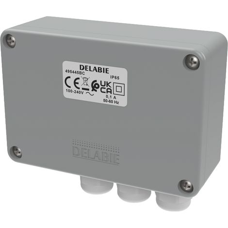 Delabie Elektronik-Box 230/12V Multifunktion f. TEMPOMATIC Armaturen (1/2)