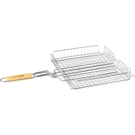 Grille panier 31 x 34 cm pour barbecue