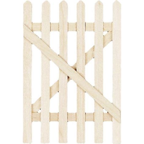 Décoration de fée en bois pour clôture 1/12-- (1/5)