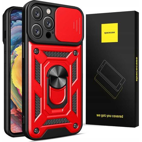 Spacecase Camring per iPhone 15 Pro rosso (1/3)