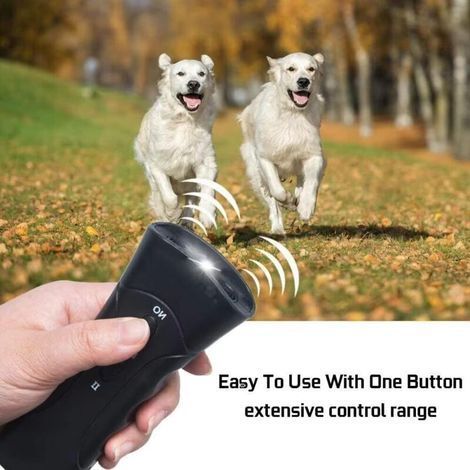 Ultraschall-Antibellgerät für Hunde mit LED-Anzeige, tragbares Verhaltenskontrollgerät, Länge 17,5 cm (1/2)