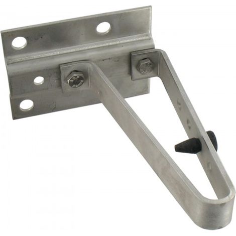 Gâche avec support pour coulissant - inox - TIRARD