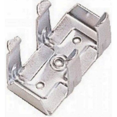 Clip per piede in acciaio zincato 55 mm fissaggio mobili