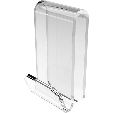 Porte-peignoir encastré pour cabine de douche, convient à une boîte avec épaisseur 16-25 mm, design élégant et facile à installer (1/5)