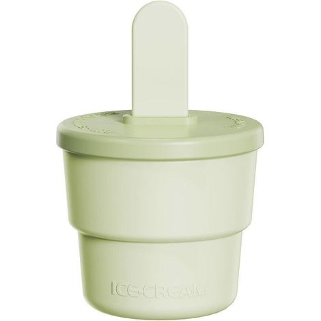 Moules à glaçons en silicone, lot de 2, pour purées et en-cas maison (vert). (1/5)