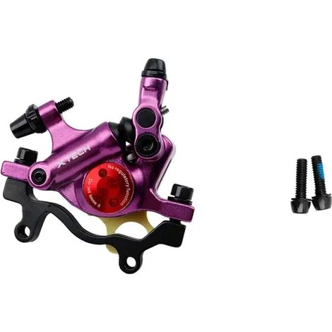 Le kit de freins à disque hydrauliques pour VTT HB100 est adapté aux VTT et comprend des pistons d'étrier de frein à poussée et des disques de 160 mm. (1/5)