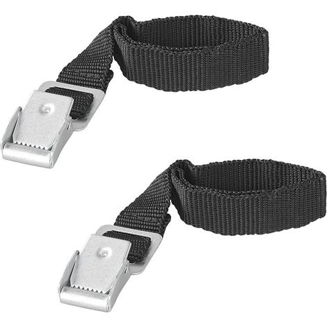 Cinghie di ancoraggio con fibbia in metallo 18mm-30cm - set di 2 pezzi (1/5)