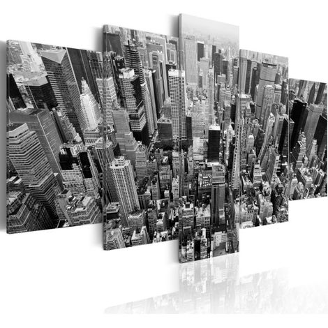 Tableau Imprimé "Grattes-Ciel de New York" 50 x 100 cm (1/2)
