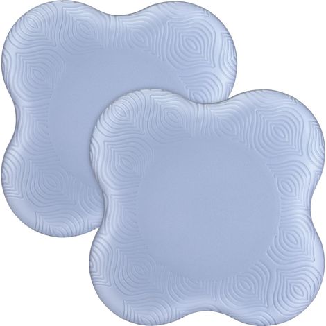 Yoga Genouillère 2 Pièces,Yoga Coussin De Genou Pad Genouillère,Antidérapantsnoires 20  20cm,pour le yoga, au stretching, protégeant genoux et les coudes Convient pour le yoga, le Pilates (1/5)