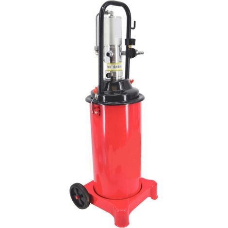 INGRASSATORE PNEUMATICO ARIA BARILE BIDONE 12 LT PISTOLA SERBATOIO GRASSO 229aw