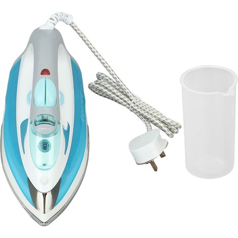 Fer à vapeur portatif 2400W, réglable en température, fer électrique humide/sec domestique, réservoir d'eau, fiche UK 220V (1/5)