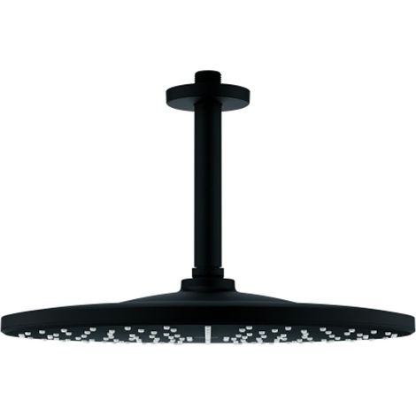 GROHE Set doccia a soffitto Rainshower Mono 310 22122 1 getto attacco a soffitto phantom black, 22122KF0