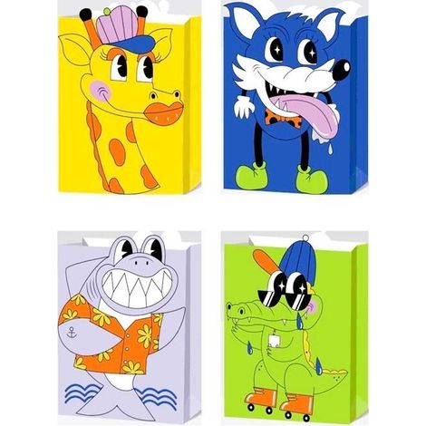 Bolsa de regalo de animales M