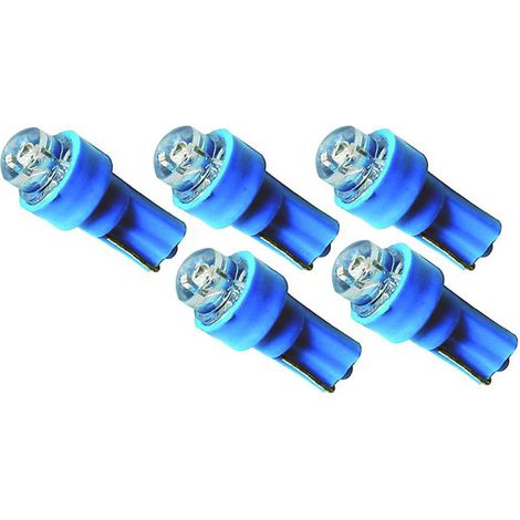 5 Ampoules tableau de bord - Bleu
