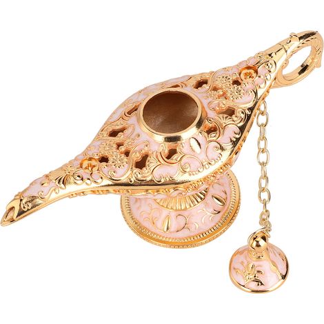 Lanterne à vœux, lampe chauffe-plat de style rétro européen, cadeau décoratif, rose. (1/4)