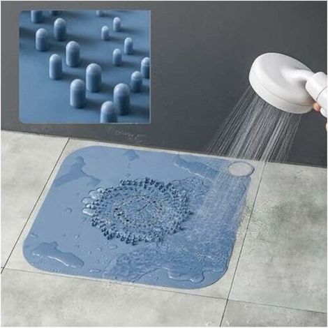Attrape-cheveux de vidange de douche en Silicone, bouchon de cheveux de douche, crépine de vidange de douche, couvercles de vidange en Silicone, protecteur de vidange de salle de bains (1/5)