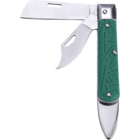 Couteau à greffer Pliable 2 Lames Greffe de Jardin Fruitier (1/5)