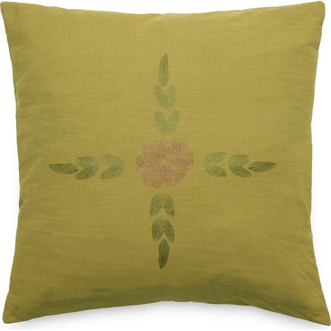 Housse de coussin collection LEONIE Bouquet 45x45 cm (1/5)
