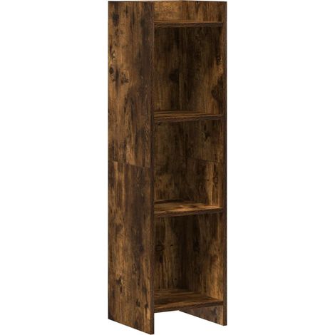 Libreria Rovere Fumo 30 x 30 x 111 cm Legno ingegnerizzato vidaXL (1/5)