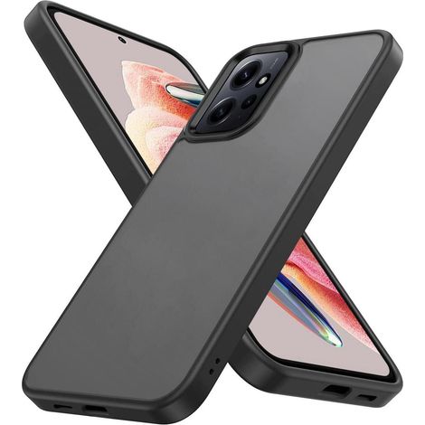 Hülle für Xiaomi Redmi Note 13 Pro 5G / Poco X6 5G, matt transluzent, militärgeprüft, stoßfest, tiefviolett (1/5)