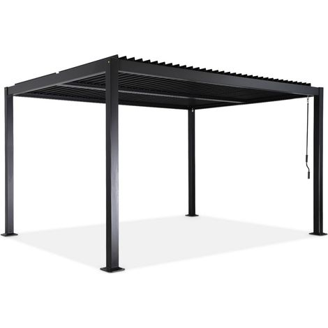 sweeek - Bioklimatische Pergola mit Lamellendach Palace 3x4m