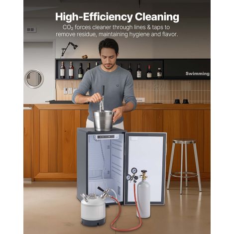 Fût de Nettoyage pour Tireuse à Bière 6 - 5 L Fût de Lavage de (1/5)