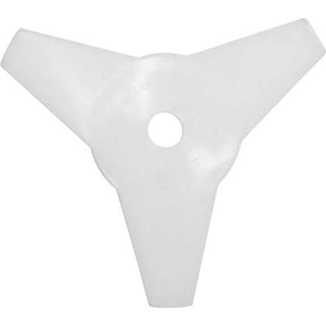 Lame nylon 3 dents débroussailleuse. Ø 250 mm. Alésage 25,4 mm. Epaisseur 3,5 mm (1/3)