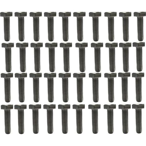 40 vis 10 x 40 mm hexagonales inox a4 aisi 316