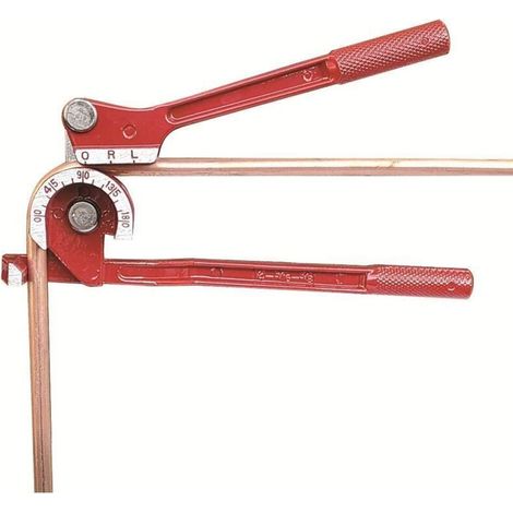 180 Degrés Cintreuse de Tuyauterie Manuelle 1/4"5/16" 3/8" Cintreuse de Tuyaux Professionnelle pour Tubes en cuivre, aluminium, Acier et Laiton (1/4)