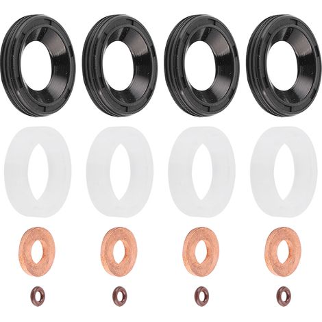 Kit 6 Joints Rondelles Injecteur Diesel 1233683 198185 Compatible Ford C-MAX Fiesta Focus Remplacement (1/5)