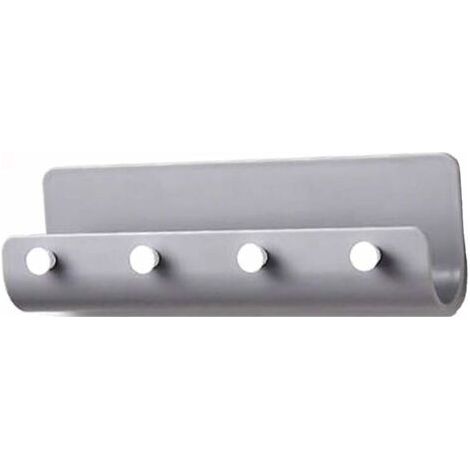 Pair (Gris) Rangement mural pour lettres et clés Rangement mural pour lettres Rangement mural pour clés Rangement mural pour lettres Rangement mural pour magazines avec 4 crochets (1/3)
