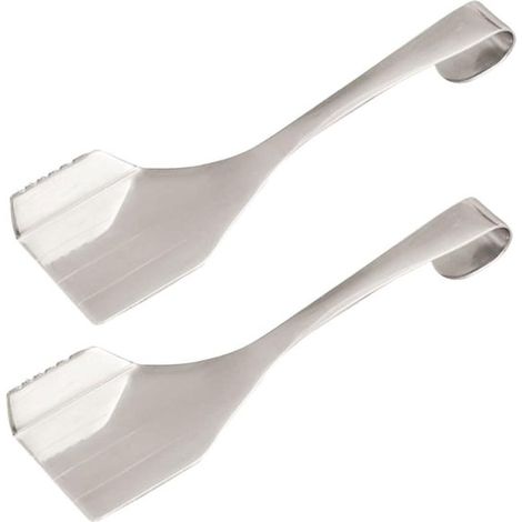 Käsehobel – Küchenmesser – Käseschneiden – Ergonomisches Design – 2-teilig – Silber (1/5)