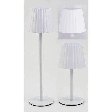 LAMPADA LED RICARICABILE 3 IN 1 ALBA BIANCO