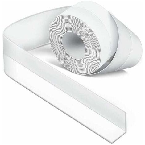 royaluxe-Bande d'étanchéité en silicone blanc pour salle de bain, bande d'étanchéité pour baignoire, ruban d'étanchéité étanche, ruban souple pour cuisine (1/5)