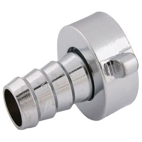 JS MS-SCHLAUCHVERSCHRAUBUNG, 2-TLG FLACHDICHTEND, 3/8"x1/2", CHROM