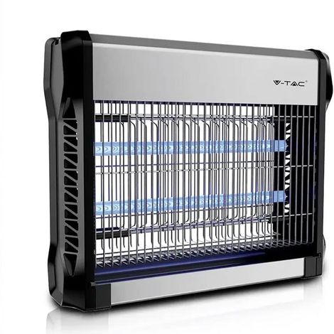 Moustiquaire électrique avec tubes UV 2 x 8 W 50 m²