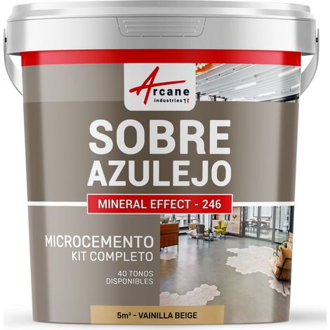 Microcemento sobre azulejos