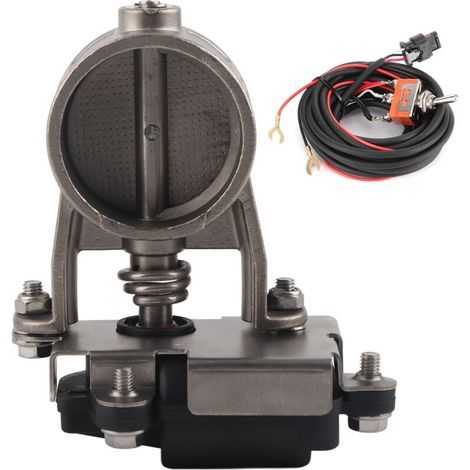 Soupape d'échappement à commande électrique, basse pression, pour tuyau de descente Catback E82 E88 F2X F3XD51, tuyauterie 2 pouces (1/5)