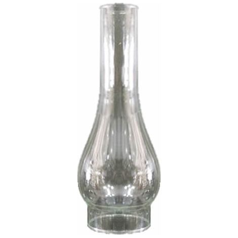 Lampenschirm Glas Quinqué SOROLLA transparent 8x21cm Öffnung 6cm