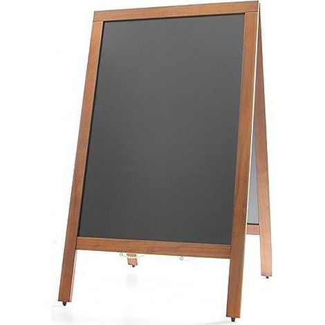 Tableau ardoise de trottoir - Ref 664018 - 74x69xH116 cm - Hendi (1/2)