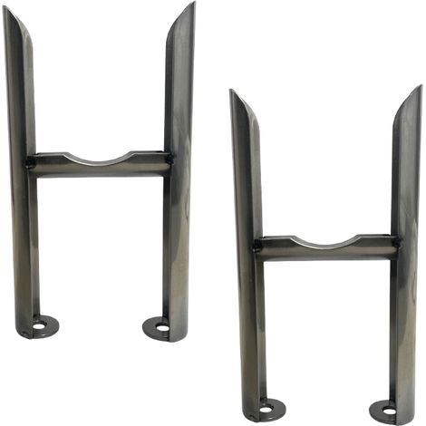 Raw Metal Freestanding 3 Column Traditional Radiator Feet Central Heating and Electric (1/4)