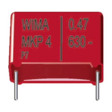 Wima MKP4J033305F00KSSD 1 pc(s) Condensateur à film MKP sortie radiale 0.33 µF 630 V/DC 20 % 22.5 mm (L x l x H) 26.5 x 8.5 x 18.5 mm W37194 (1/2)