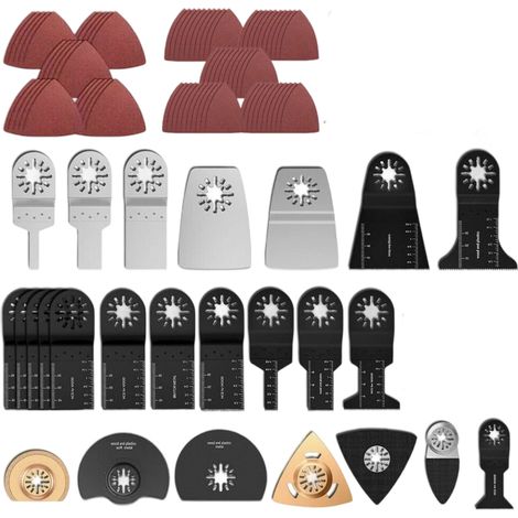 100 lames de scie pour accessoires Bosch Multimaster, outil multifonctionnel (1/5)